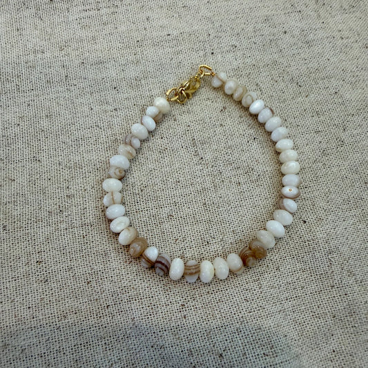 Dirty Coconut Skinny Beaded Bracelet