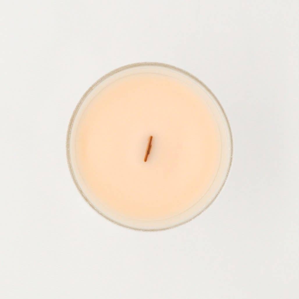 Fuzzy Peach candle: 6oz Glass Jar