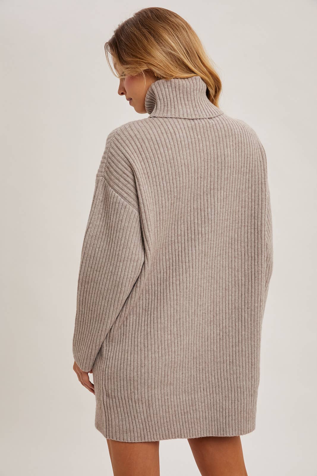 Turtleneck Sweater Dress