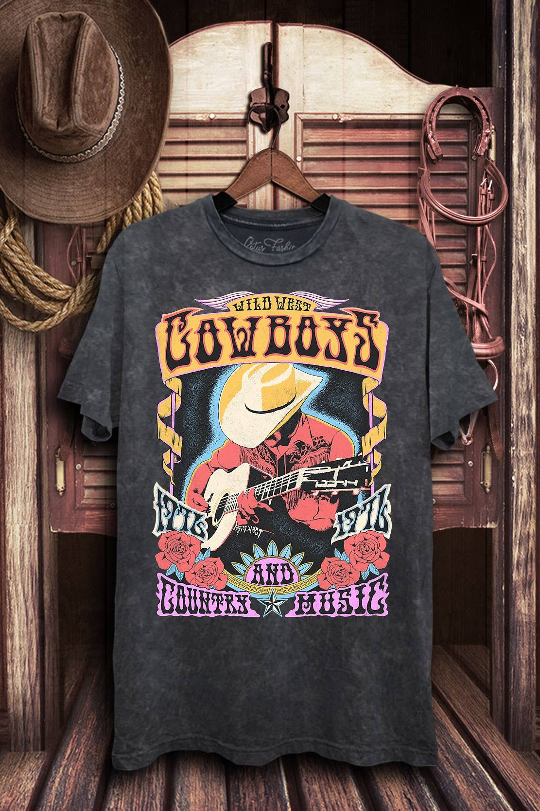 Cowboys and Country Music Graphic Tee