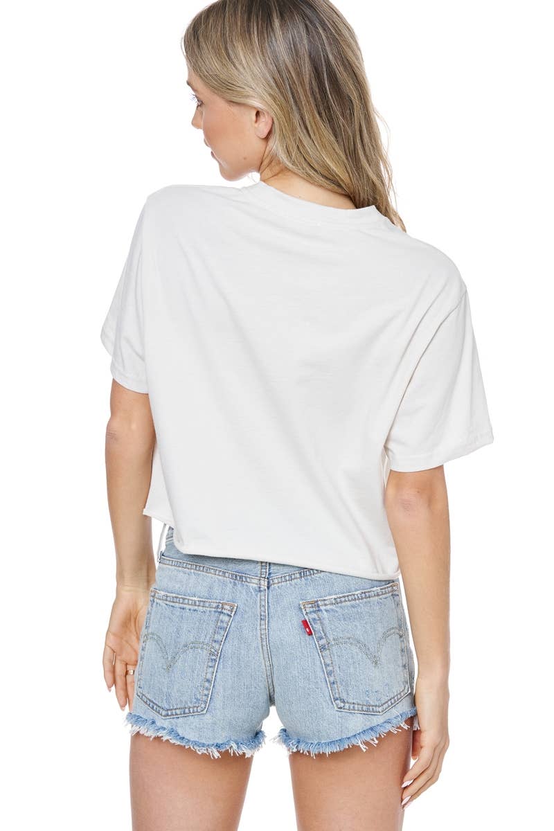 Relaxed Cotton Crop Tee