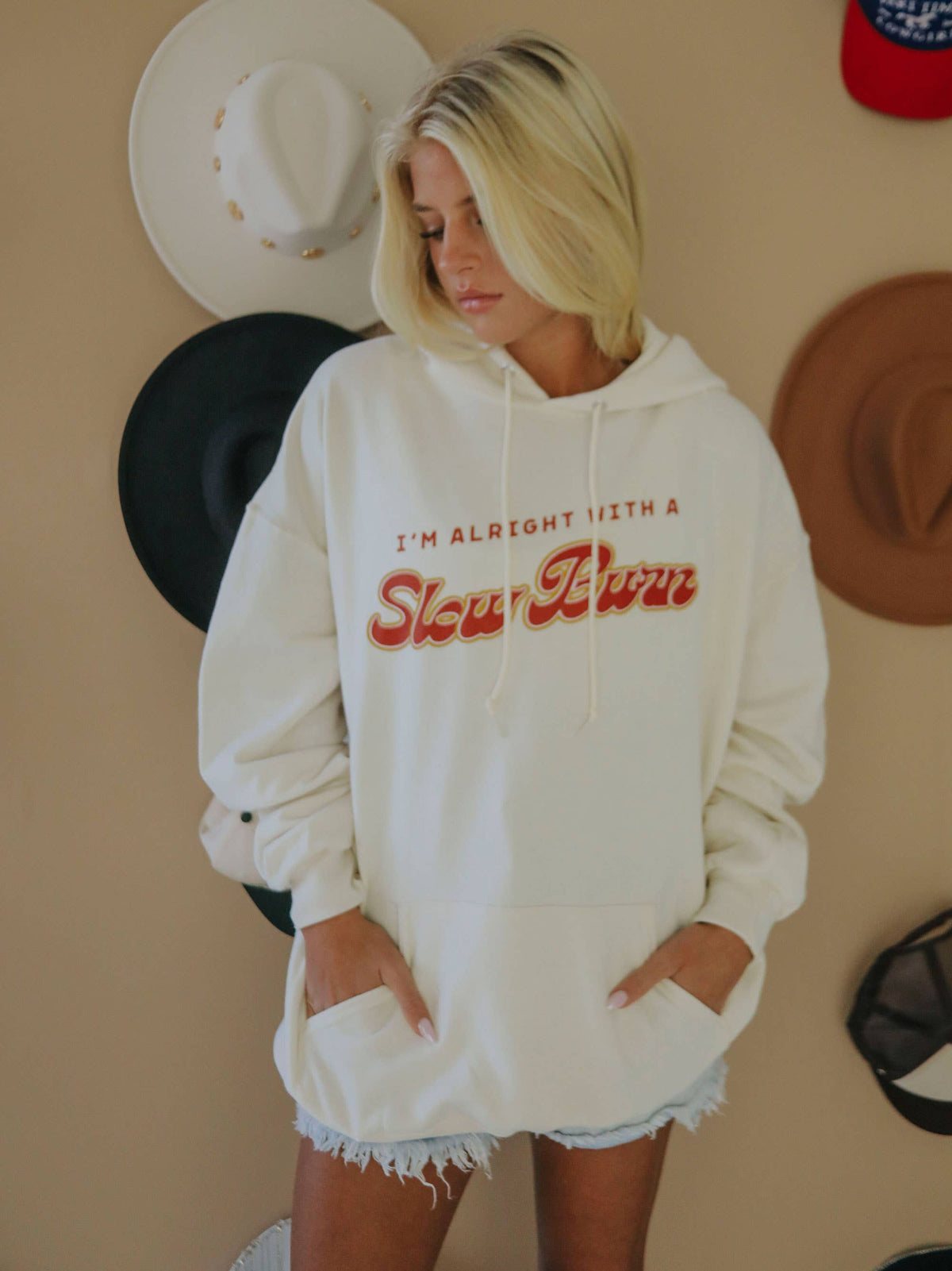 Slow Burn Matches Hoodie Sweatshirt (FRONT + BACK) by Charlie Southern