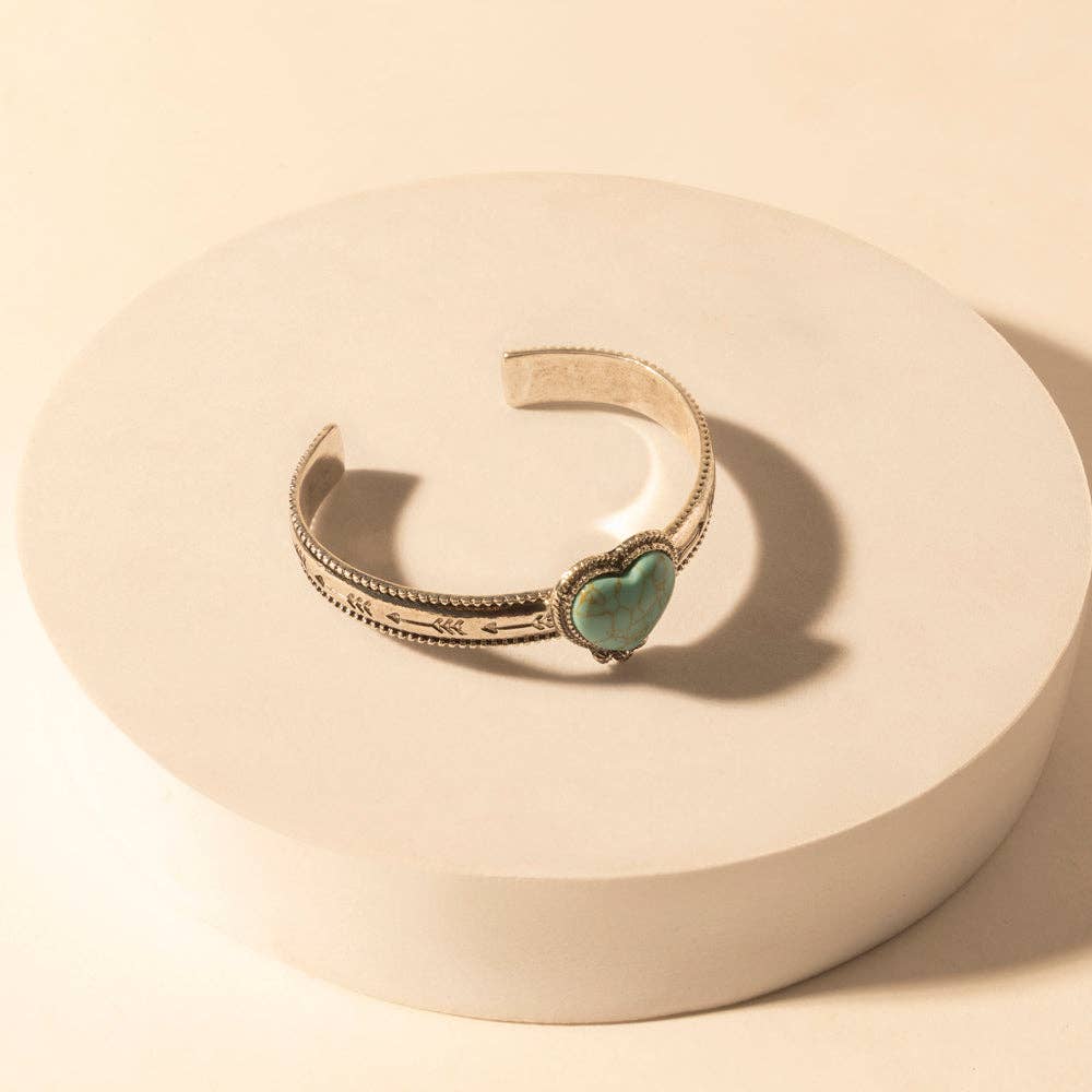 Wildheart Stone Cuff Bracelet