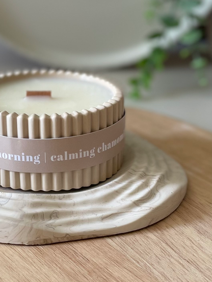 Luxury Chamomile Scented Soy Wax Candle