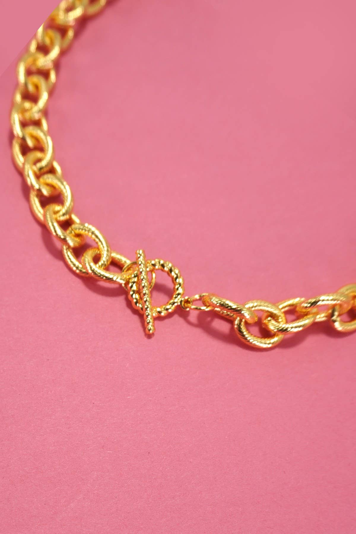 Stainless Steel Tarnish Free Chunky Chain Necklace