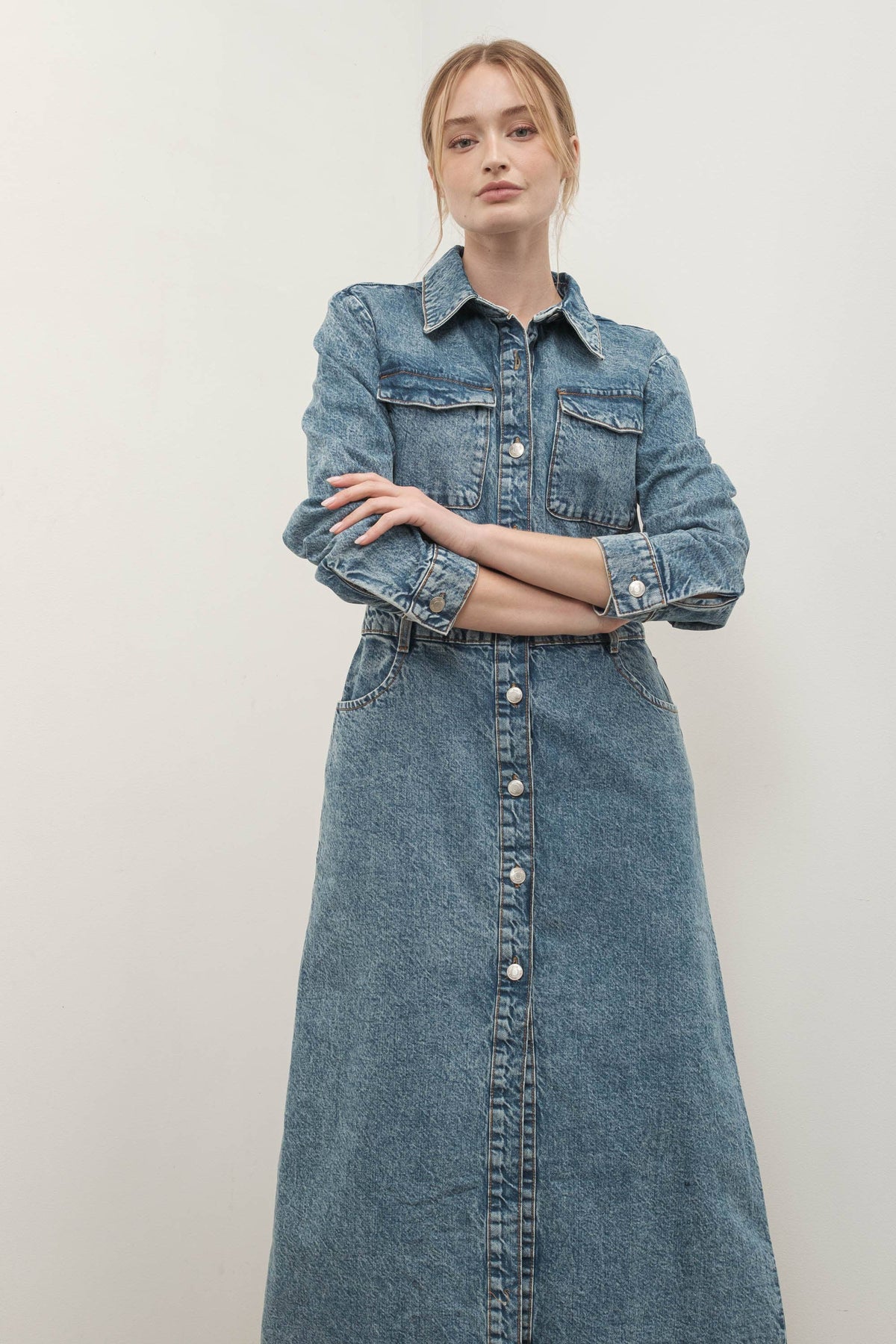 The Kara Denim dress