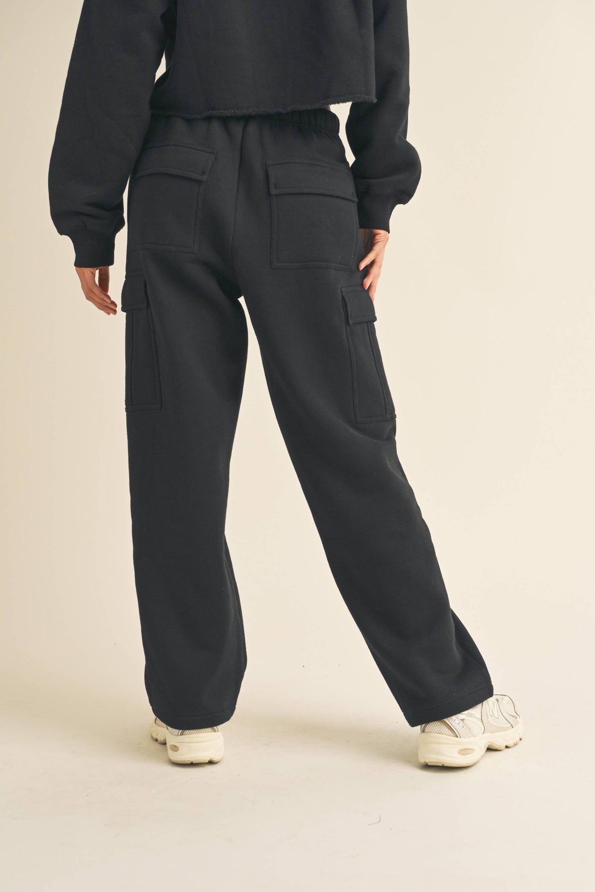 Fleece Cargo Sweatpants