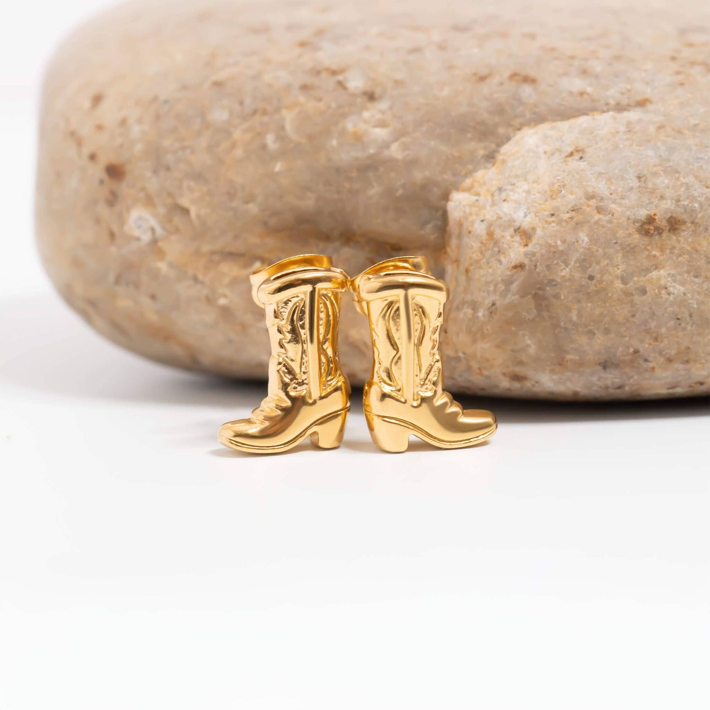 Cowboy Boot Stud Earrings