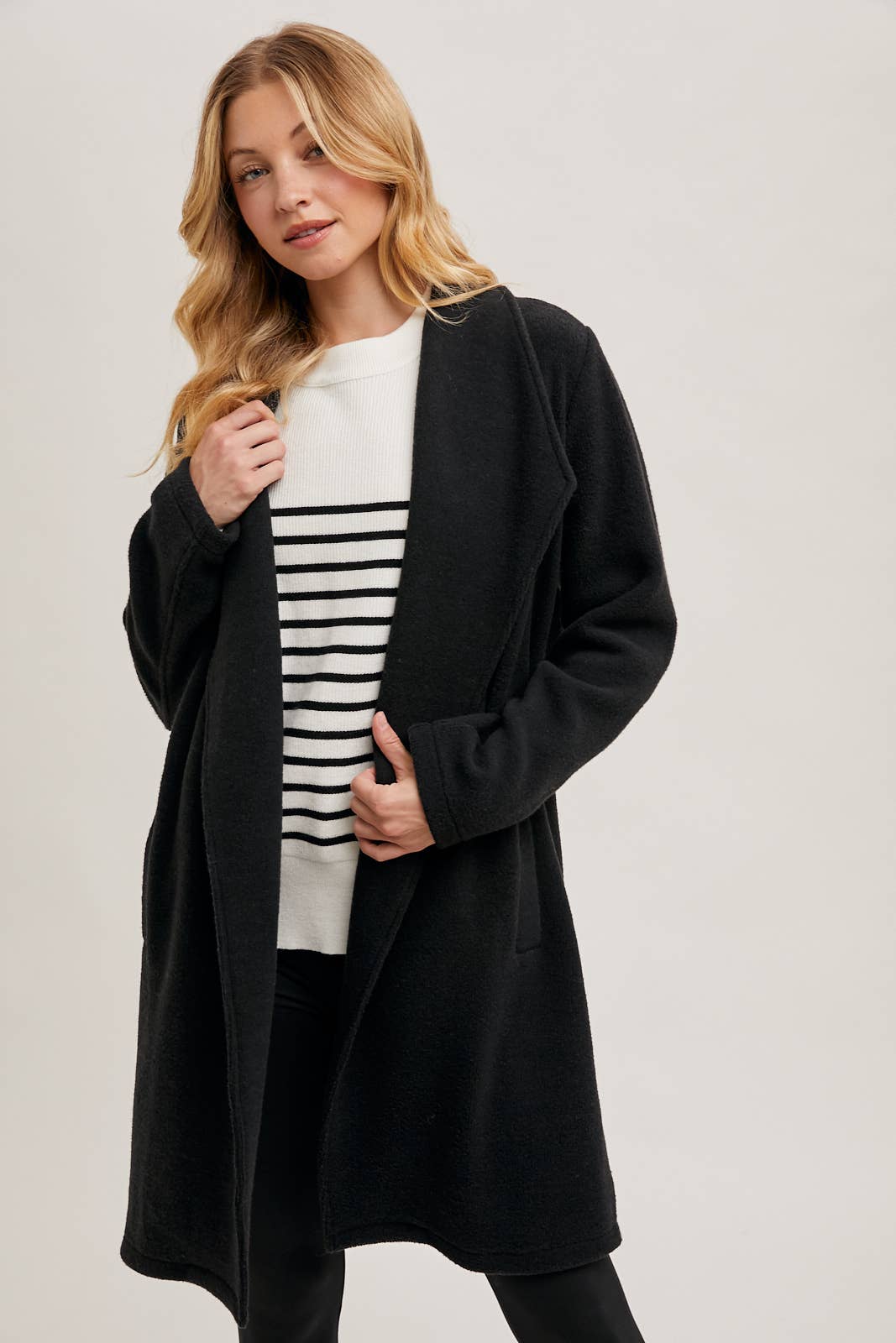 Open Front Knit Jacket