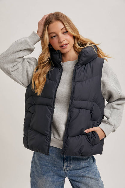 Hooded Puffer Vest