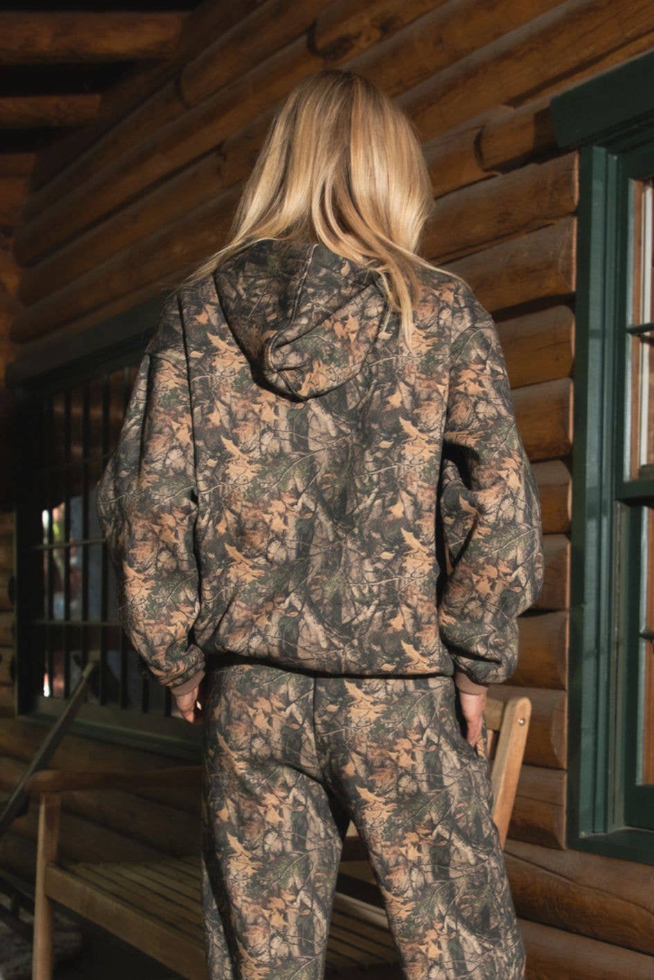 Dark Camo Fleece Hoodie