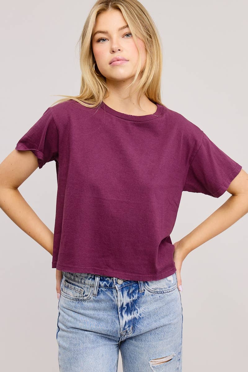 Seamless Cotton Crop Tee