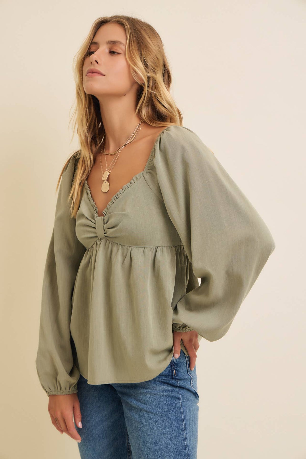 The Bailey Babydoll top