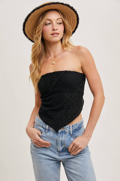 Lace Bandana Top