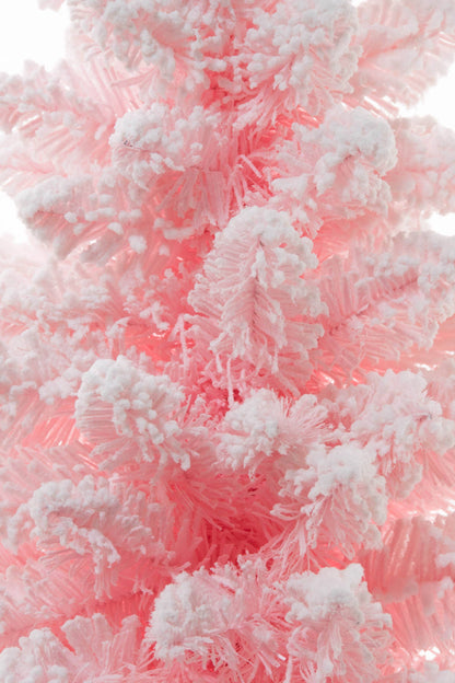 Pink Table Top Trees with Wooden Base