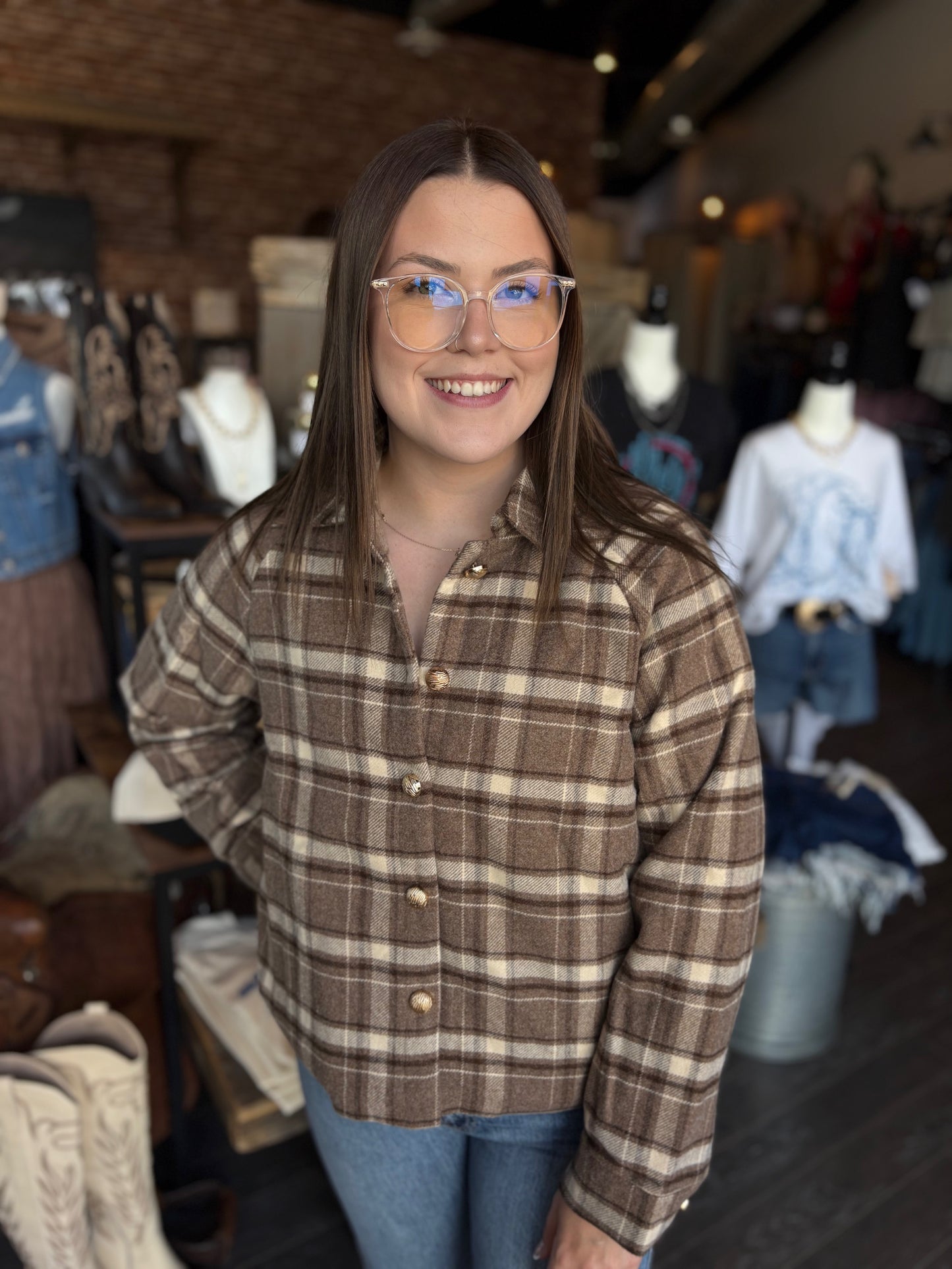 Pippa Plaid Jacket