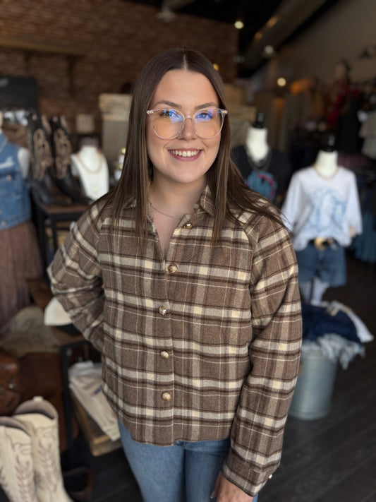 Pippa Plaid Jacket
