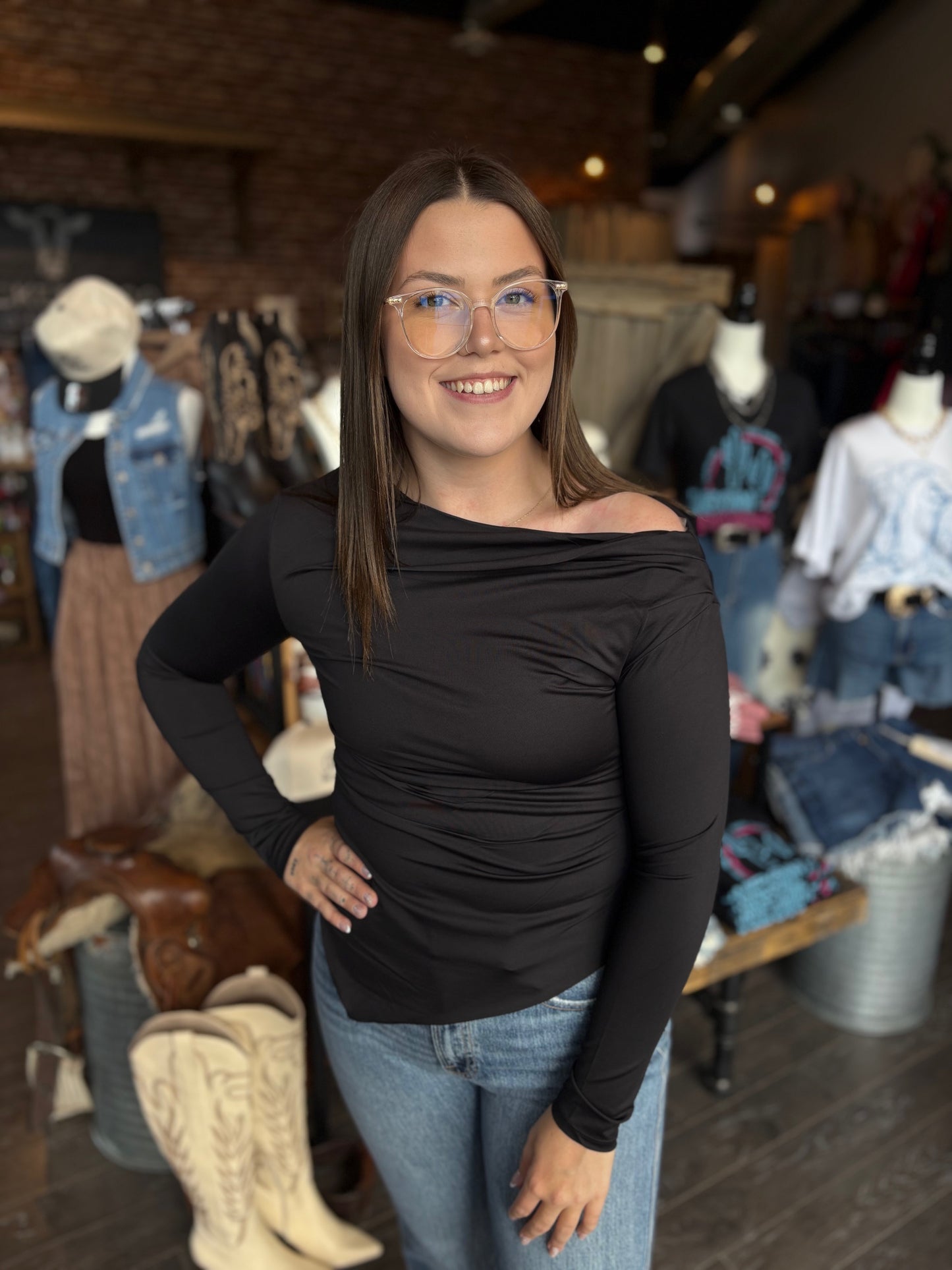 Second Skin Asymmetrical Long Sleeve