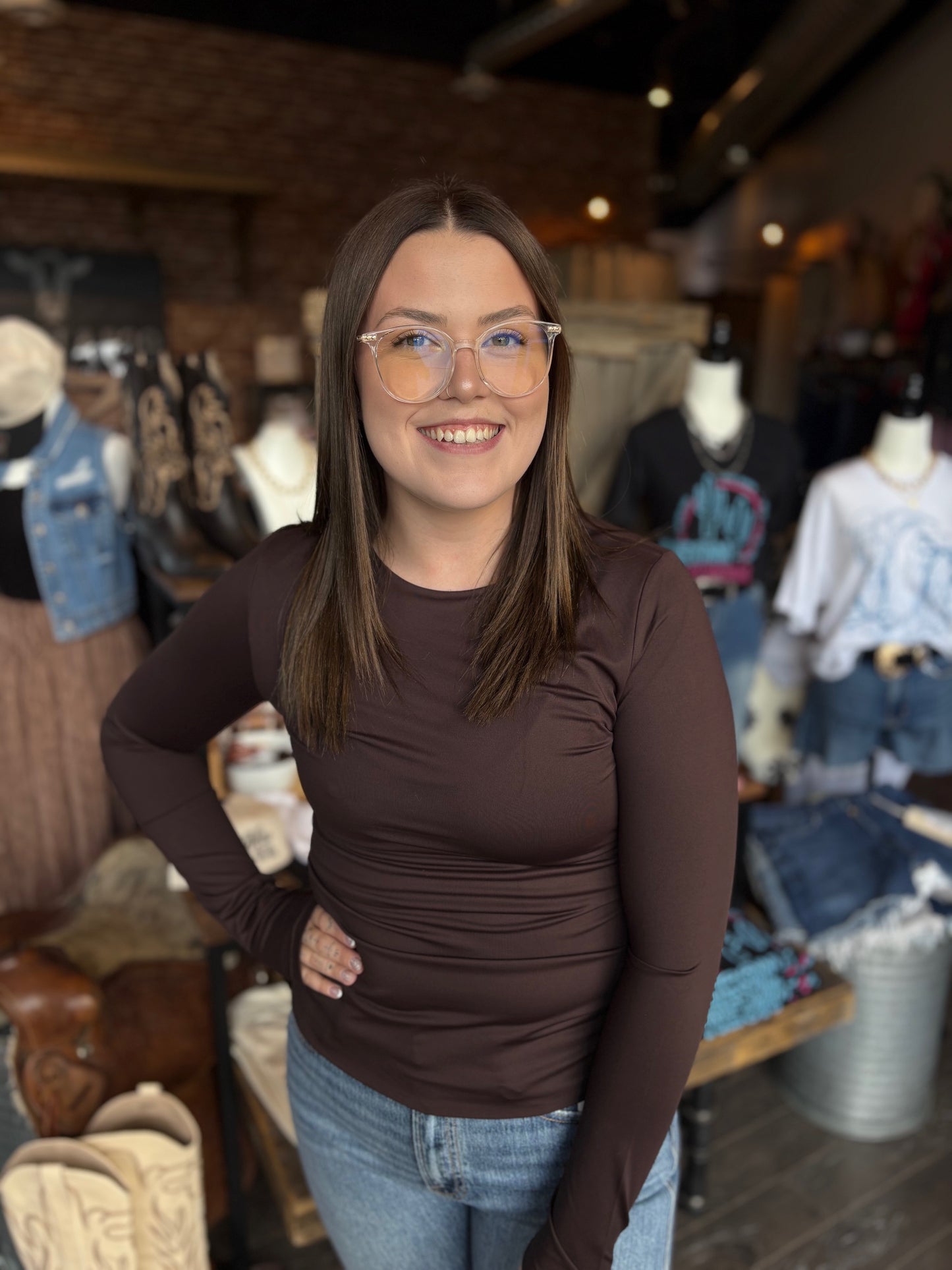 Second Skin Crewneck Long Sleeve