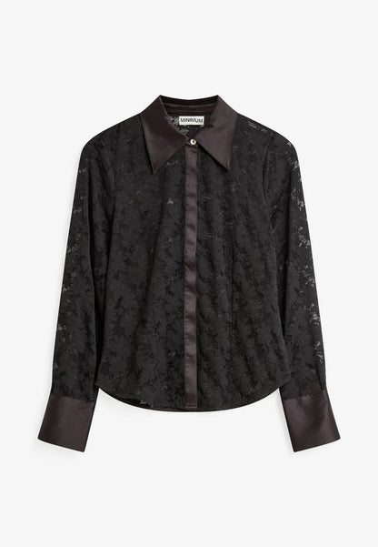 Collared Lace Shirt