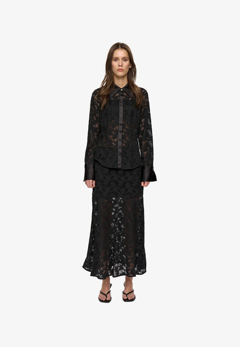 Collared Lace Shirt