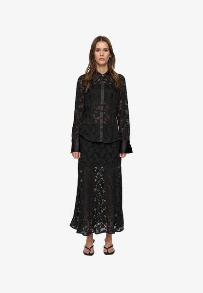 Collared Lace Shirt