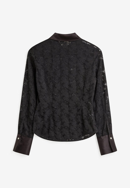 Collared Lace Shirt