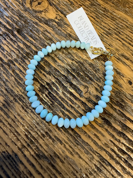 Seafoam beaded bracelet