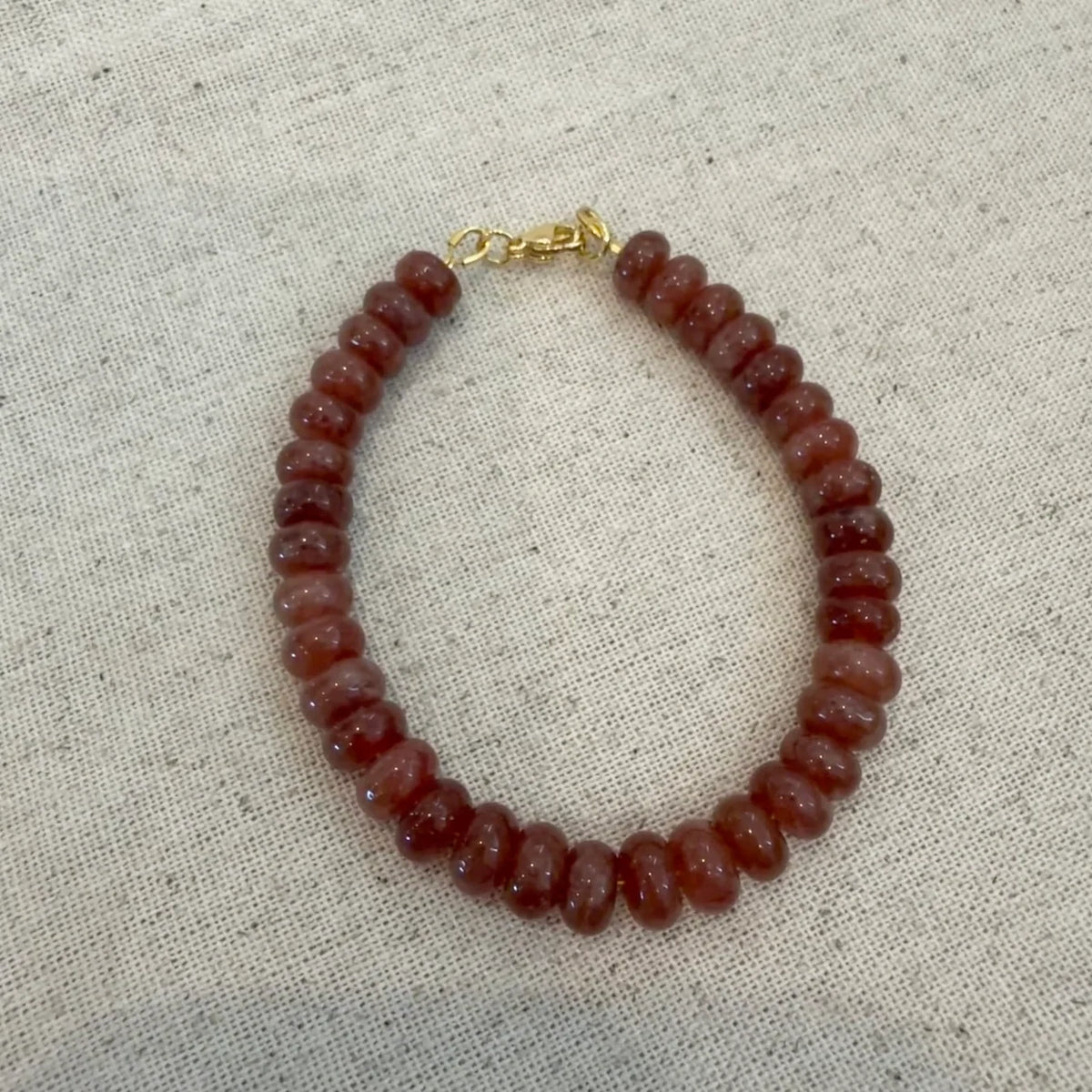 Rootbeer Chunky Beaded Bracelet