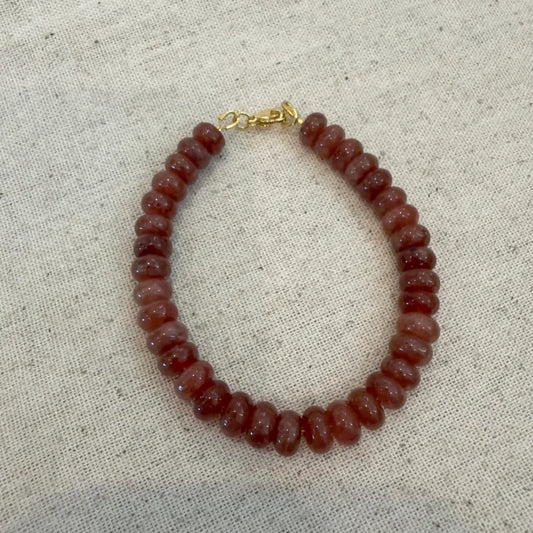 Rootbeer Chunky Beaded Bracelet