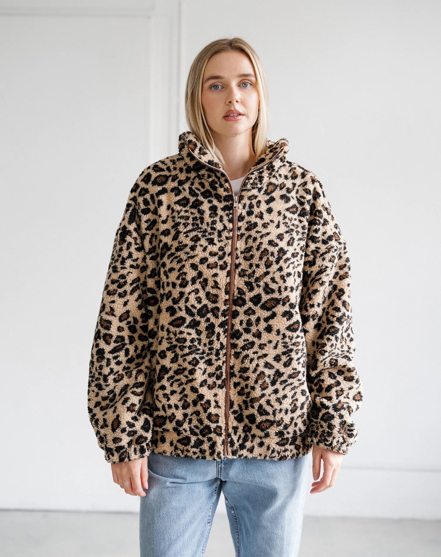 Sherpa Zip Up Jacket