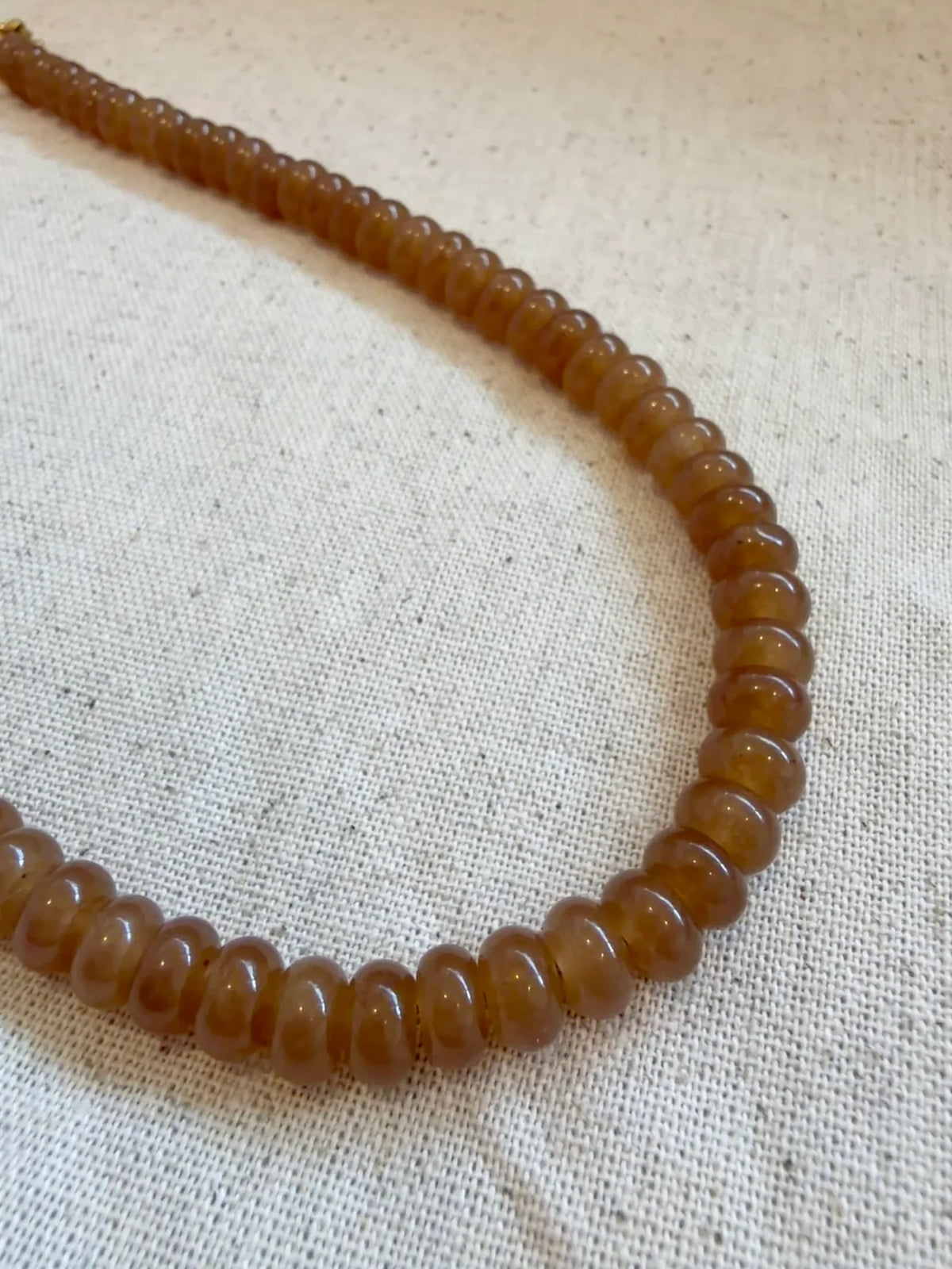 Spiced Tea Chunky Beaded Necklace