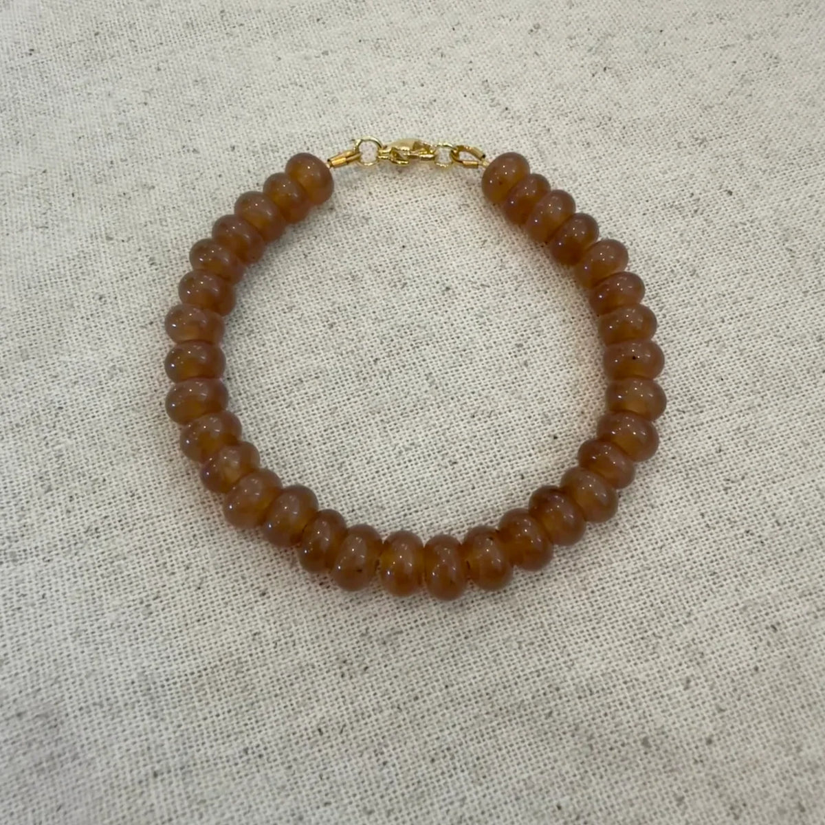 Spiced Tea Chunky Beaded Bracelet