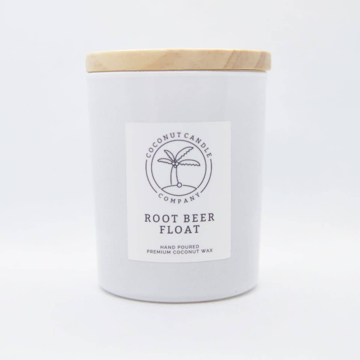 Root Beer Float candle: 6oz Glass Jar