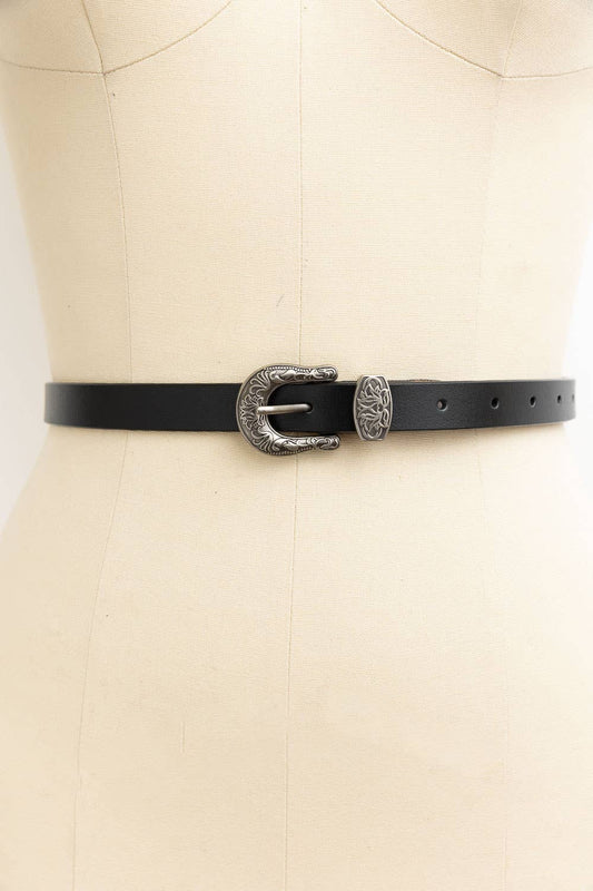 Skinny Western Belt