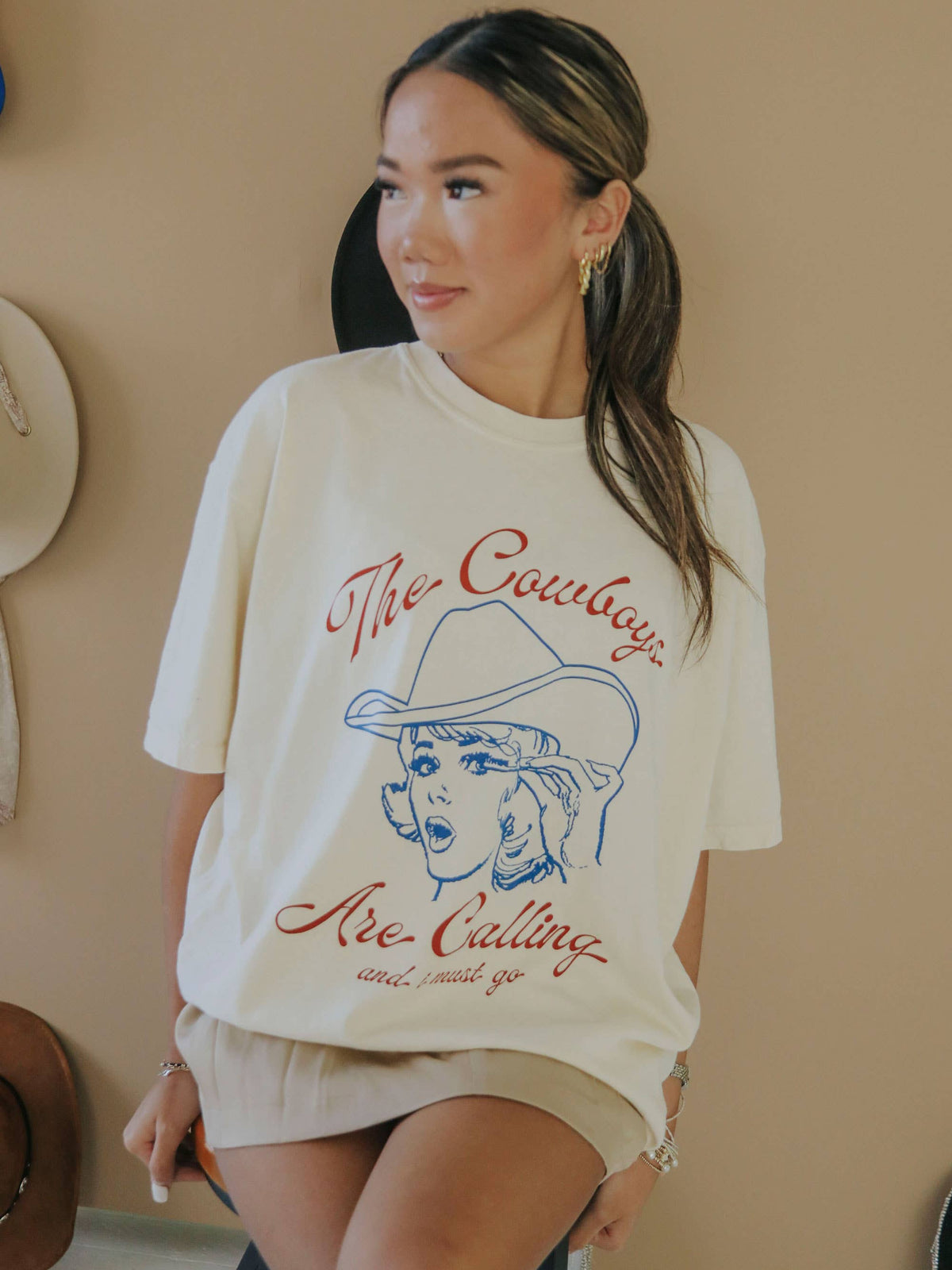The Cowboys are Calling T-Shirt by Charlie Southern