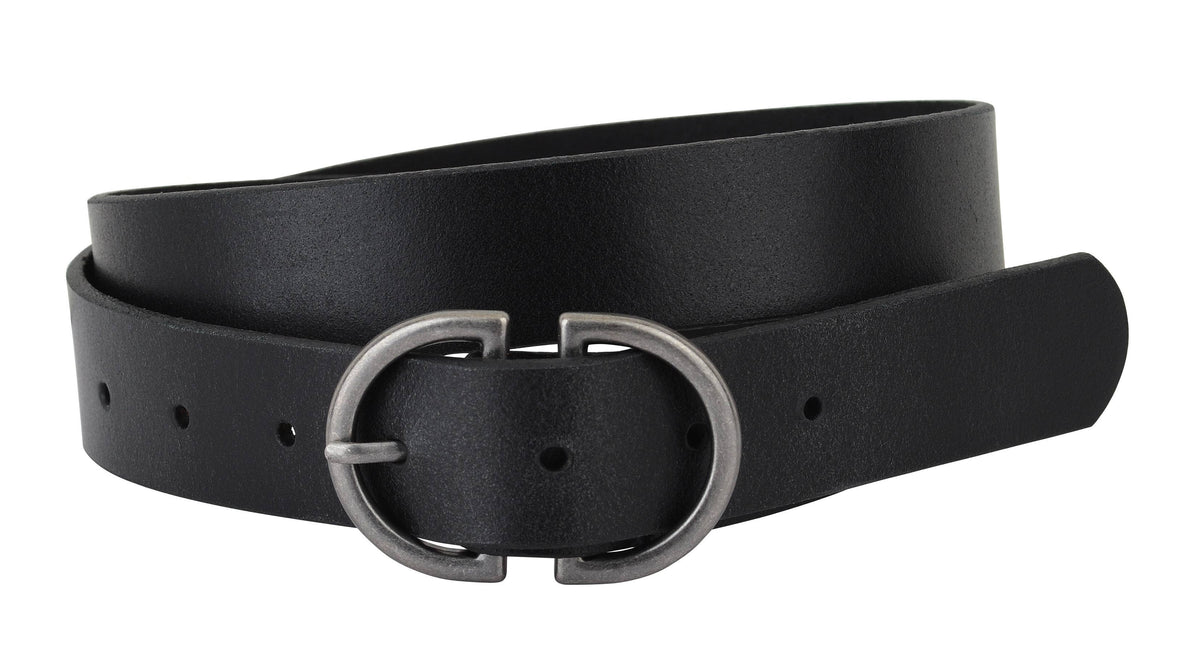 Double D-Ring Leather Belt