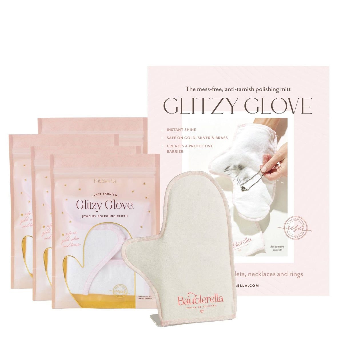 Glitzy glove
